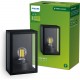 Philips Alzor wandlamp - zwart - E27