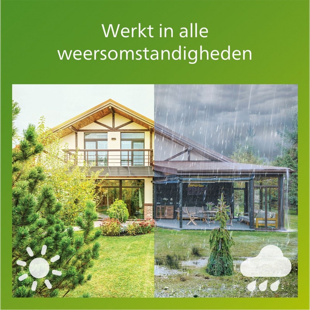 Philips Alzor wandlamp - zwart - E27