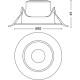 Philips Impala inbouwspot - 1-lichts - wit - rond
