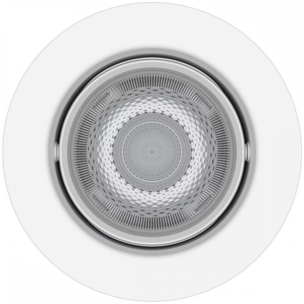 Philips Impala inbouwspot - 1-lichts - wit - rond