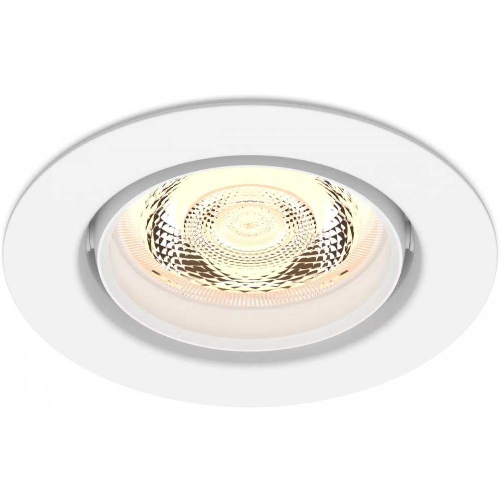 Philips Impala inbouwspot - 1-lichts - wit - rond
