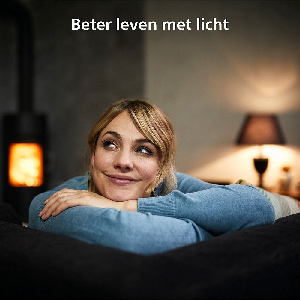 Philips Pebblo plafondlamp - Ultra Efficient - SceneSwitch lichttechnologie - 10W - warmwit licht - Zwart met goud design - Bespaar op energiekosten