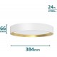 Philips plafondlamp - SceneSwitch lichttechnologie - 24W - Warmwit licht - Wit design