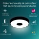 Philips Coiner plafondlamp - SceneSwitch lichttechnologie - 24W - Warmwit licht - Zwart design