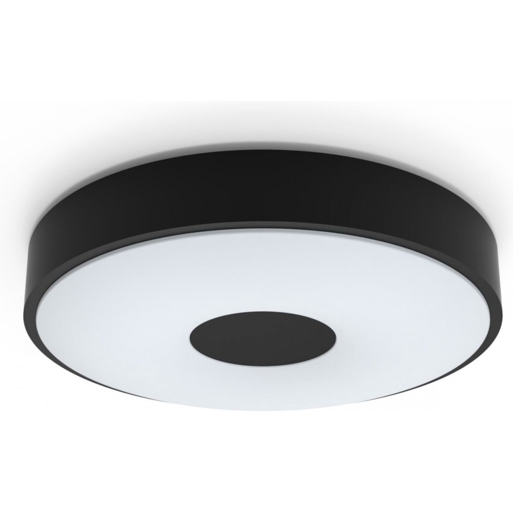Philips Coiner plafondlamp - SceneSwitch lichttechnologie - 24W - Warmwit licht - Zwart design