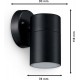 Philips Kylis wandspot - zwart - GU10 fitting
