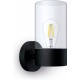 Philips Flareon wandlamp - zwart - E27