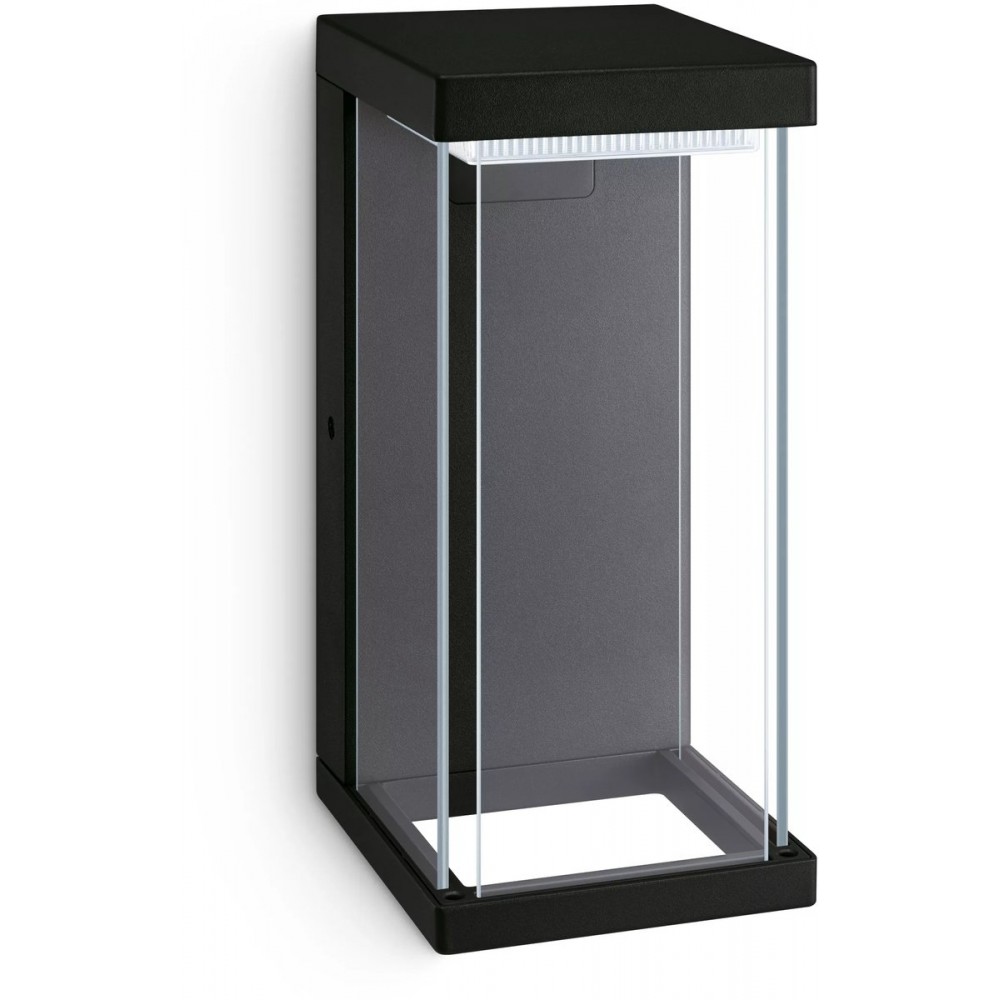 Philips Kyrie wandlamp - zwart - geïntegreerde LED