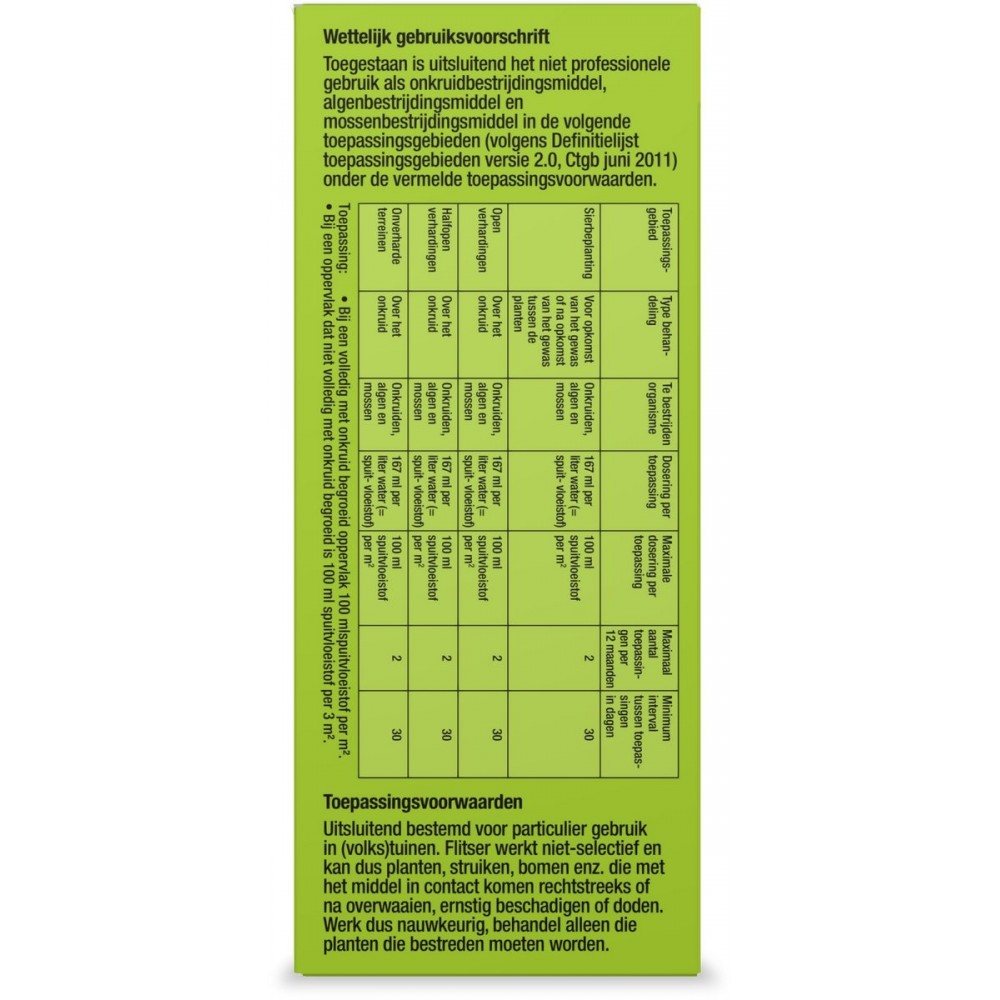 Protect Garden Flitser Concentraat Onkruid Bestrijdingsmiddel - 255 ml - Onkruidverdelger - Binnen 3 uur Resultaat