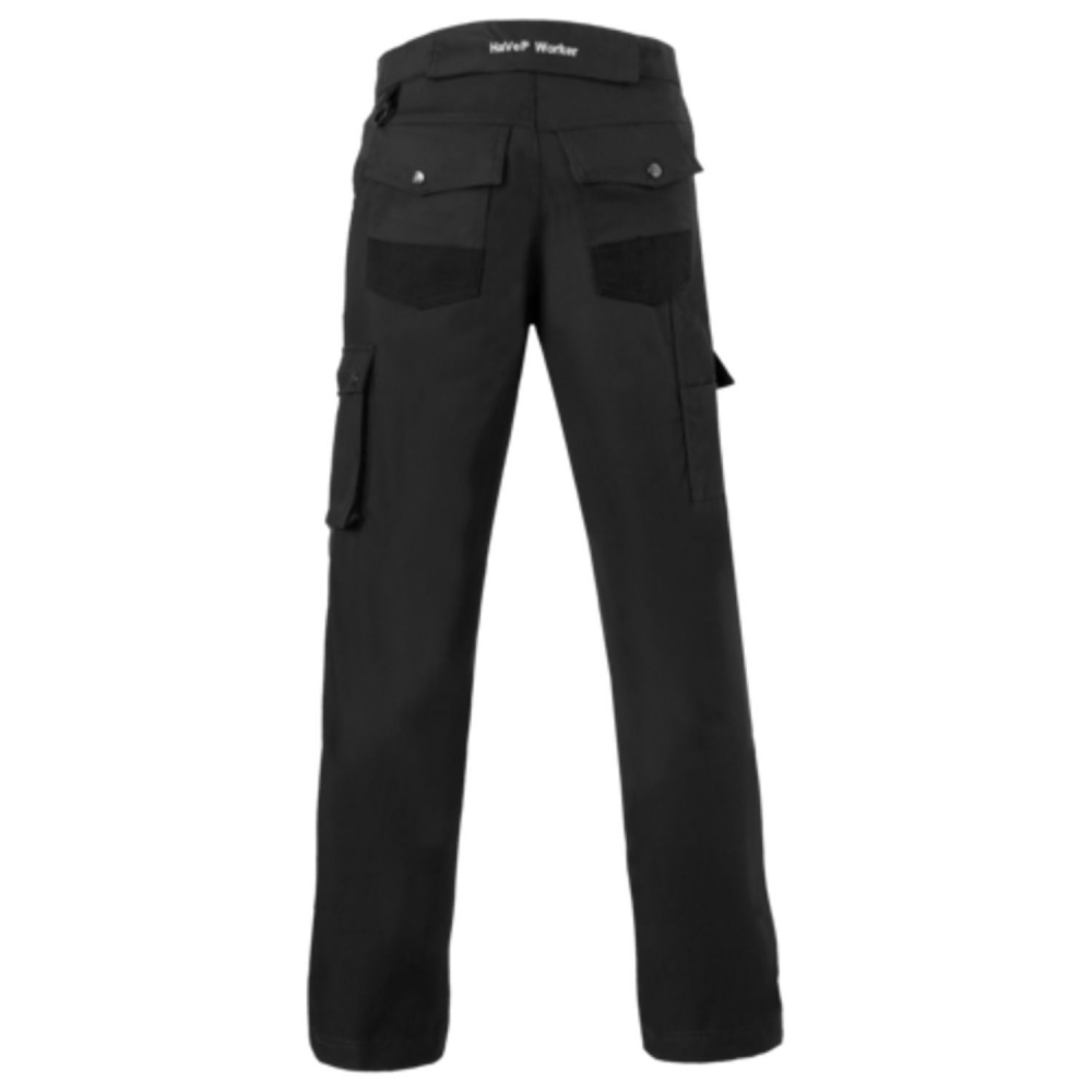 HAVEP BROEK WORKER/KNIEZAK ZWART 49