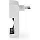Nedis NiMH-Batterijlader AA / AAA - 1.2 V DC - Druppelladen - Type C (CEE 7/16) - Batterijtype: AA / AAA - Wit / Zwart