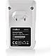 Nedis NiMH-Batterijlader AA / AAA - 1.2 V DC - Druppelladen - Type C (CEE 7/16) - Batterijtype: AA / AAA - Wit / Zwart