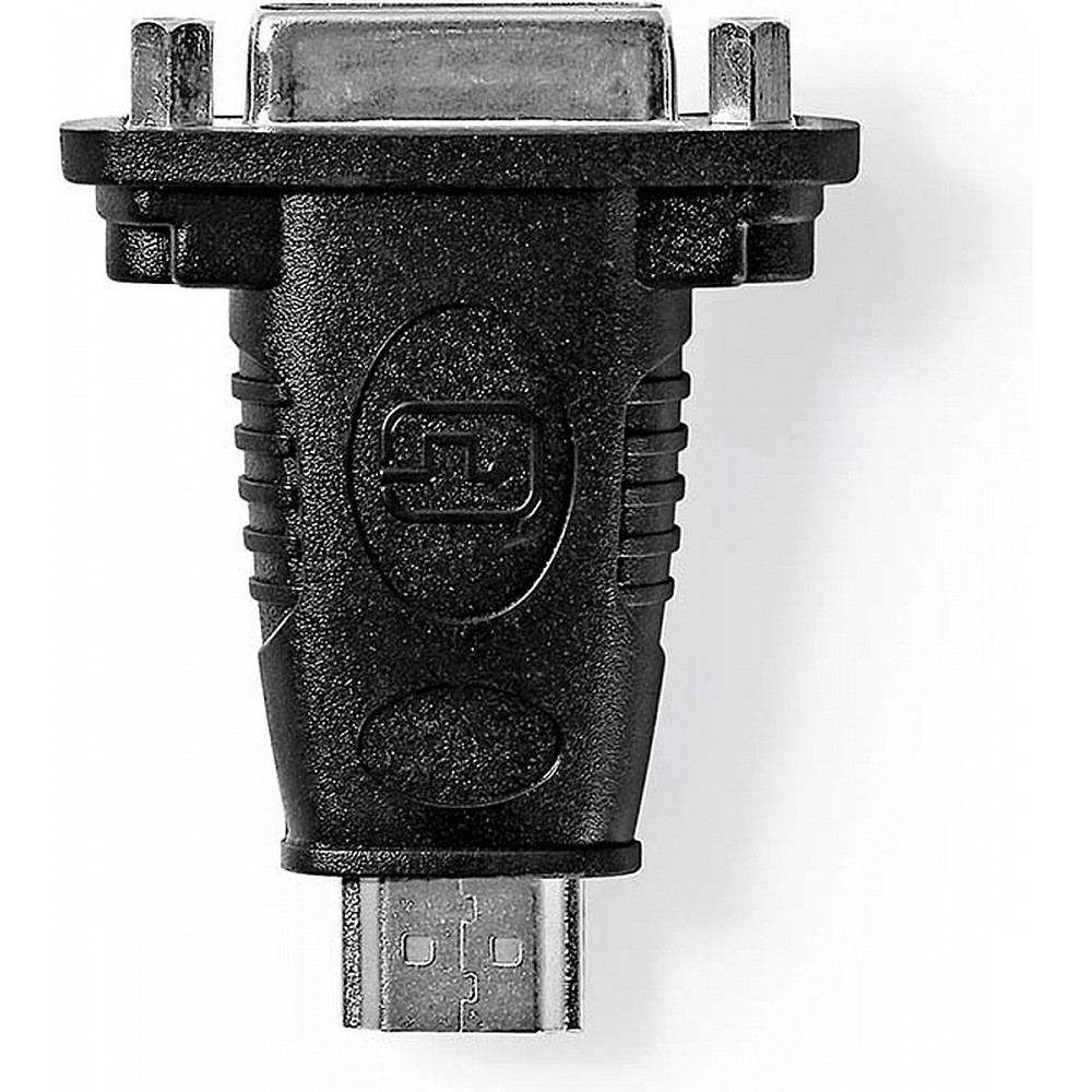 Nedis HDMI-Adapter - HDMI Connector - DVI-D 24+1-Pins Female - Verguld - Recht - ABS - Zwart - 1 Stuks - Doos