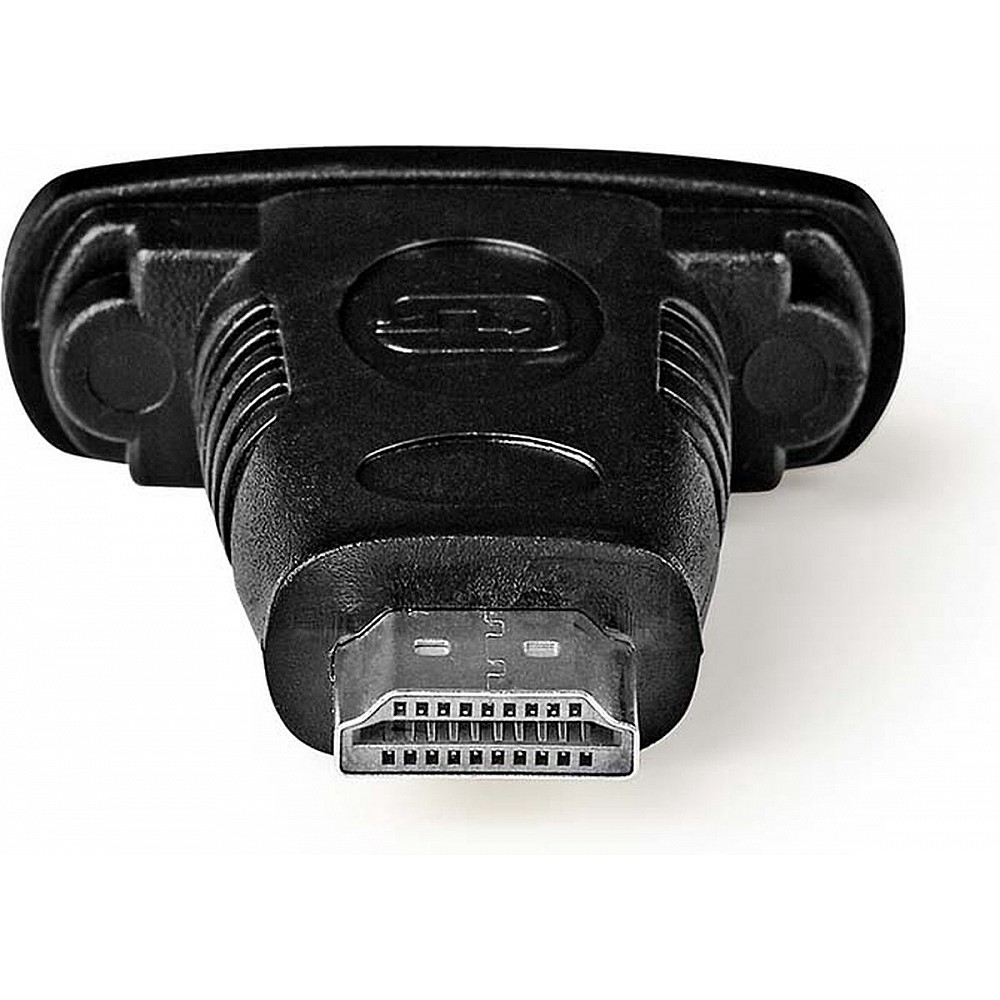 Nedis HDMI-Adapter - HDMI Connector - DVI-D 24+1-Pins Female - Verguld - Recht - ABS - Zwart - 1 Stuks - Doos