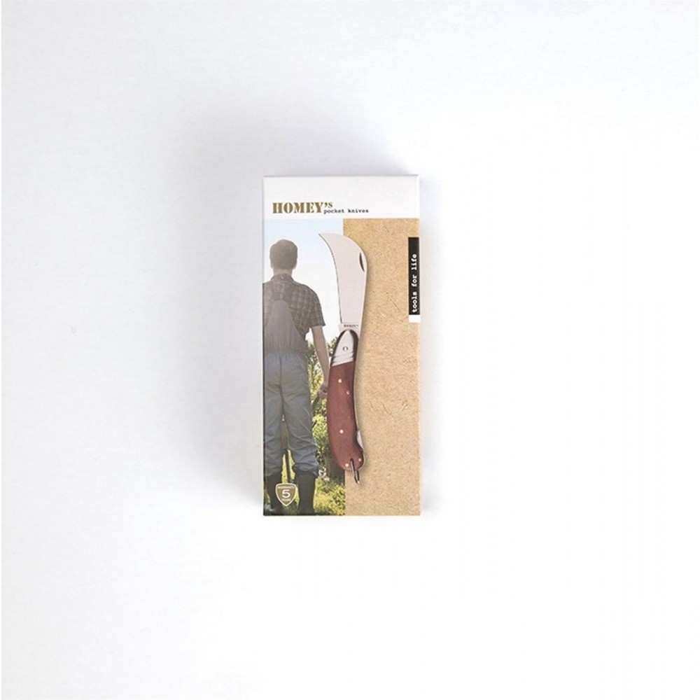 Homeij PruTri Snoeizakmes RVS / Rozenhout