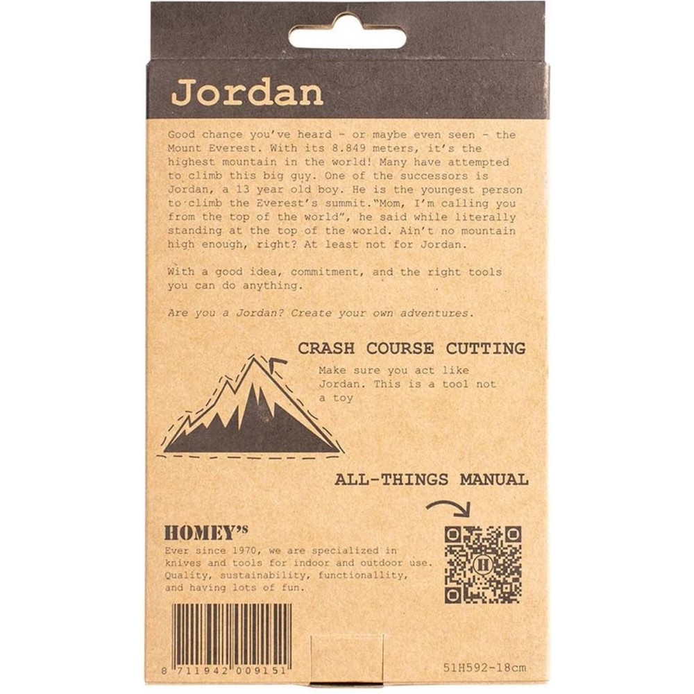 Homey's Jordan Zakmes Kind - Outdoor - RVS/pakkahout - 4 keycords