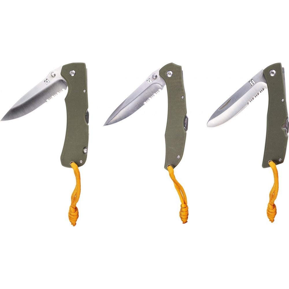 Homey's Karl zakmes - 20cm - RVS/G10 - DIY - lemmet + 4 functies