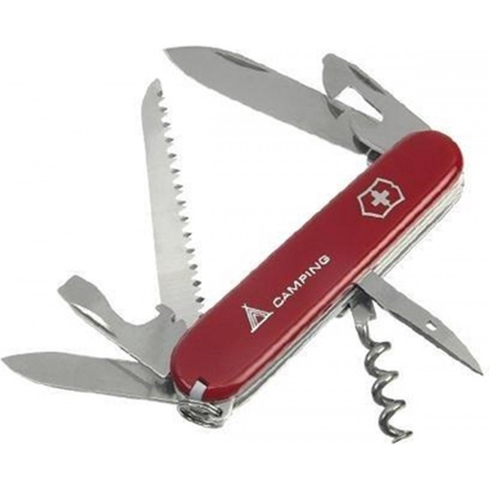 Victorinox Camper Red Zwitsers Zakmes - 13 Functies - Rood