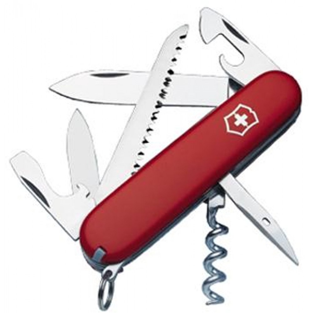 Victorinox Camper Red Zwitsers Zakmes - 13 Functies - Rood