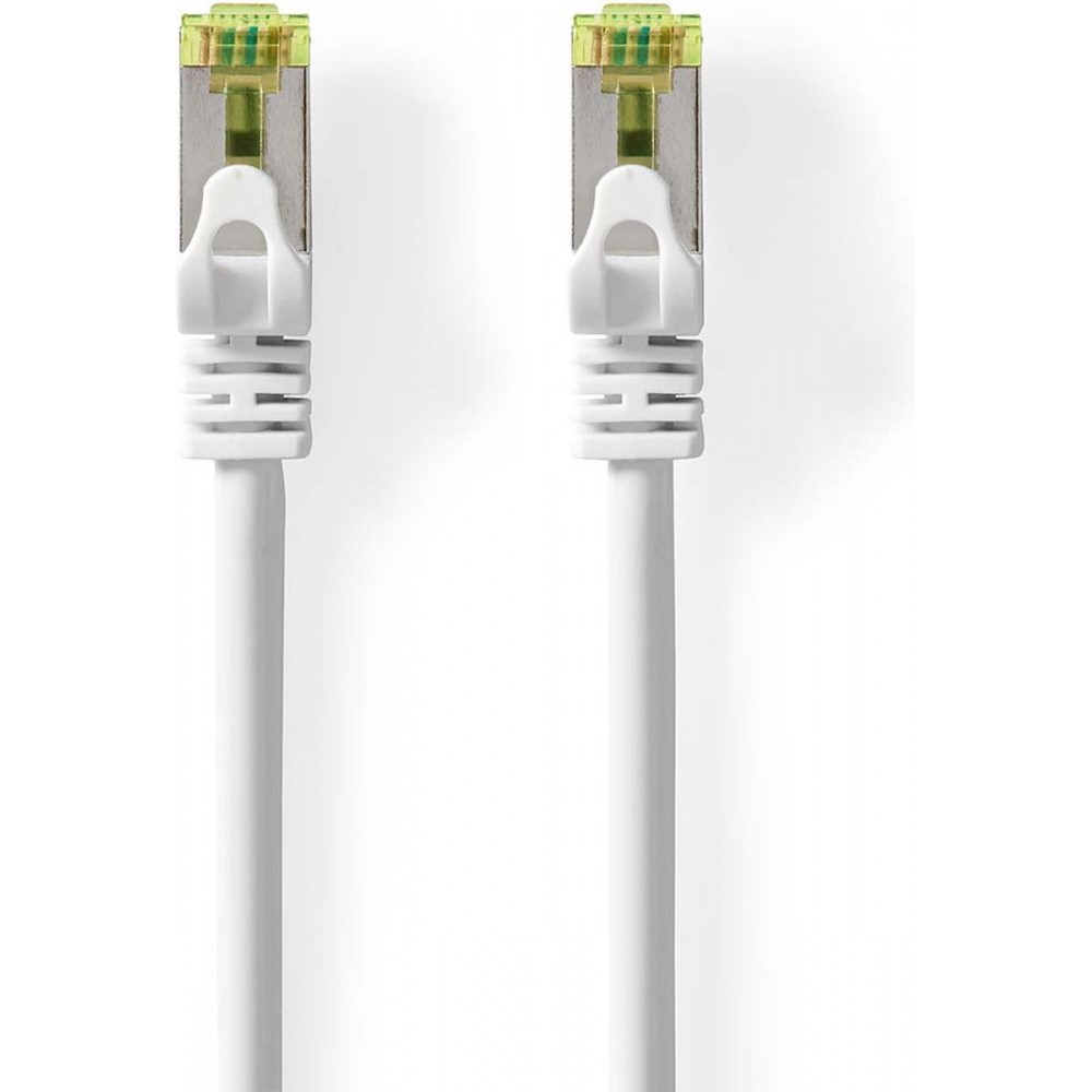 Nedis CAT7-Kabel - S/FTP - RJ45 Male - RJ45 Male - m - Snagless - Rond - LSZH - Wit - Doos