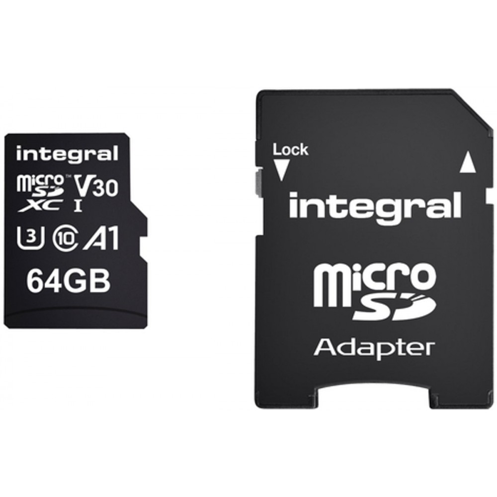 Integral High Speed Micro SD V30 UHS-I U3 64GB
