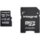 Integral High Speed Micro SD V30 UHS-I U3 64GB