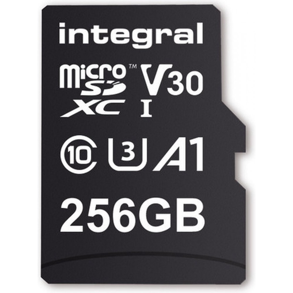 Integral High Speed Micro SD V30 UHS-I U3 256GB