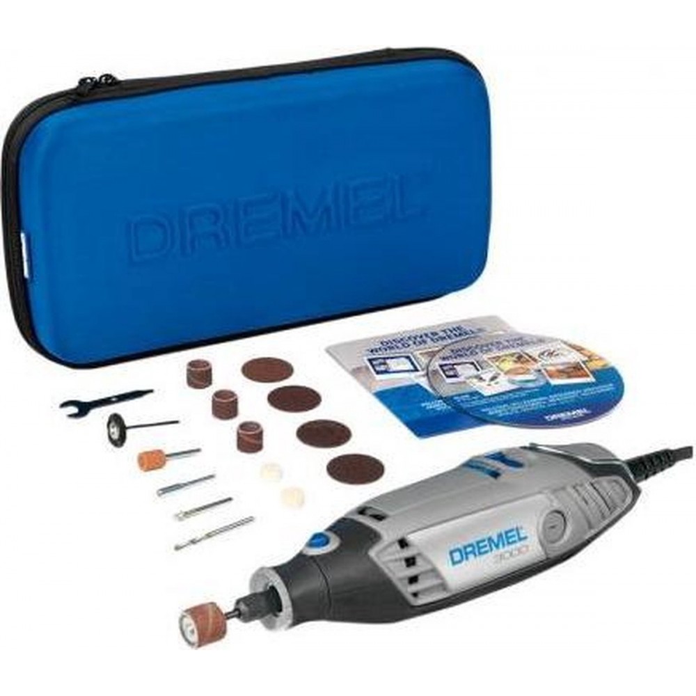 Dremel 3000 Multitool - Roterend - 130 W - Met 15 accessoires en etui