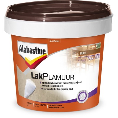 Alabastine - Lakplamuur - Wit - 400 Gram