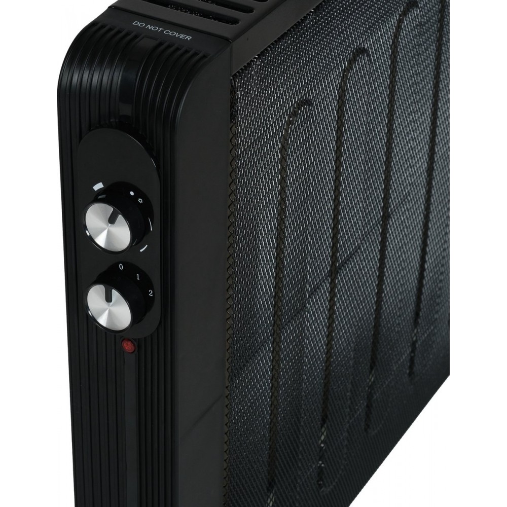 Eurom micathermische verwarming - 73x34x62cm - 2000W - zwart