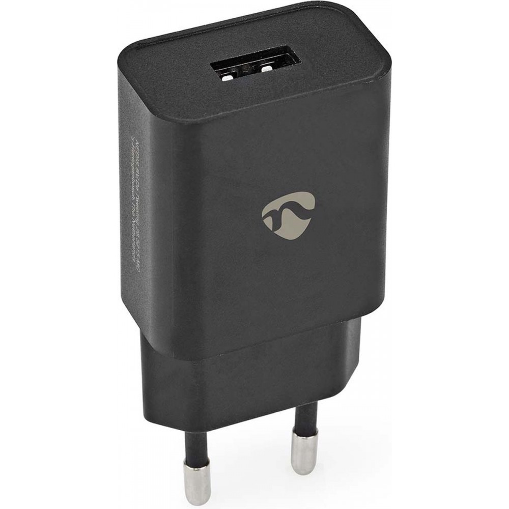 Nedis Oplader 12 Watt Snellaad 2.4 USB-A Zwart