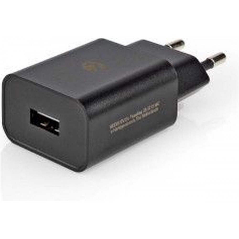 Nedis Oplader 12 Watt Snellaad 2.4 USB-A Zwart