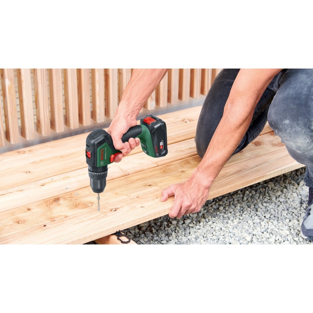 Bosch Universal Impact 18V-60 Accuklopboorschroevendraaier - Met 2x 18 V Li-Ion accu 2A en 1-uurslader