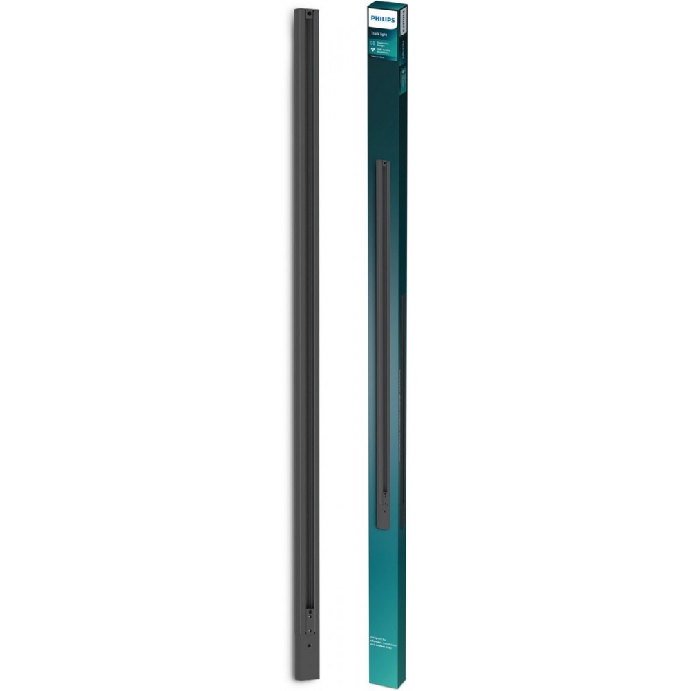 Philips EasyLink - 1 Meter rail met stroomaansluiting - Zwart - Railverlichting