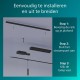 Philips EasyLink - 1 Meter rail met stroomaansluiting - Zwart - Railverlichting