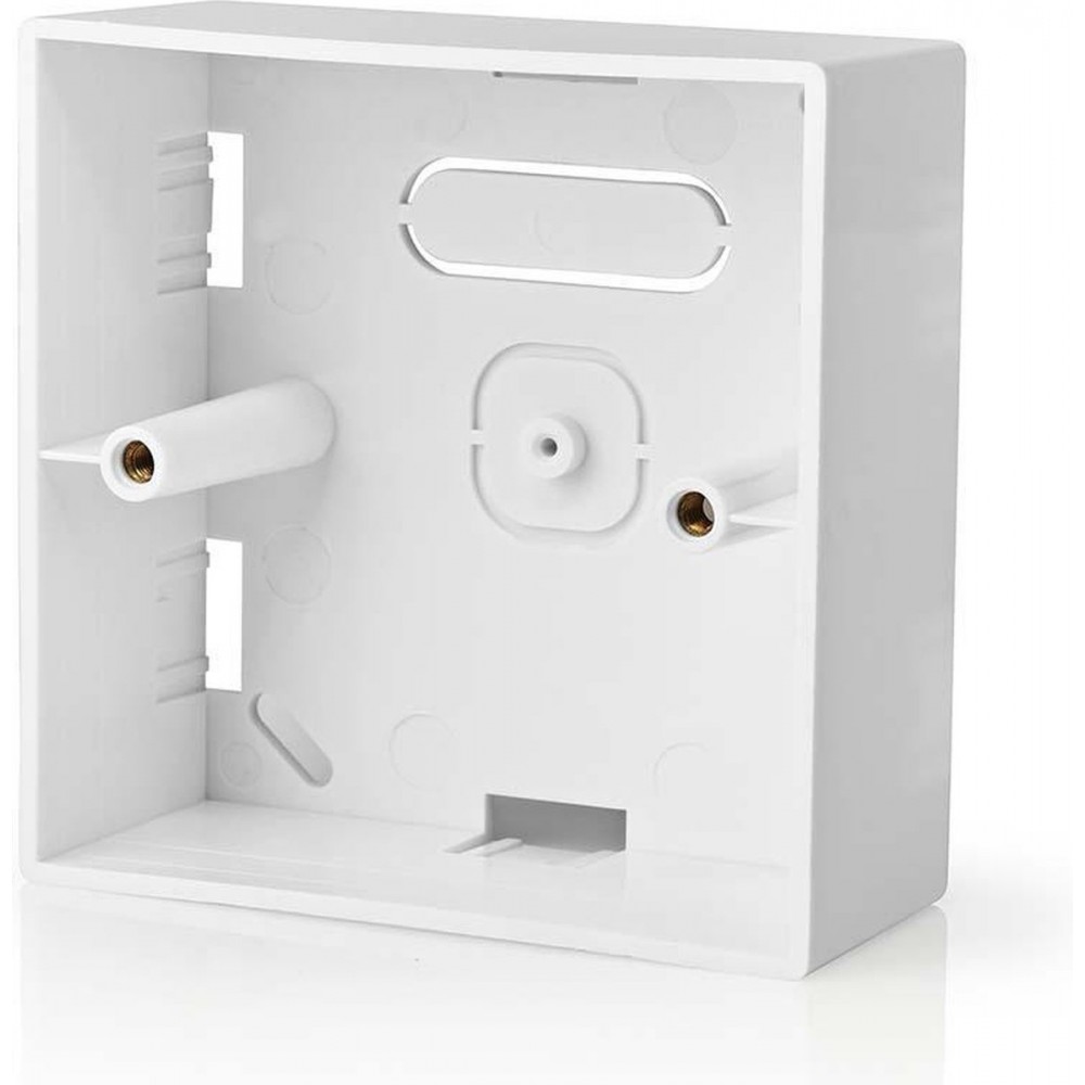 Nedis Opbouwdoos - Accessoire voor: WIFIWC10WT / WIFIWS10WT / WIFIWS20WT - Wandmontage - Wit