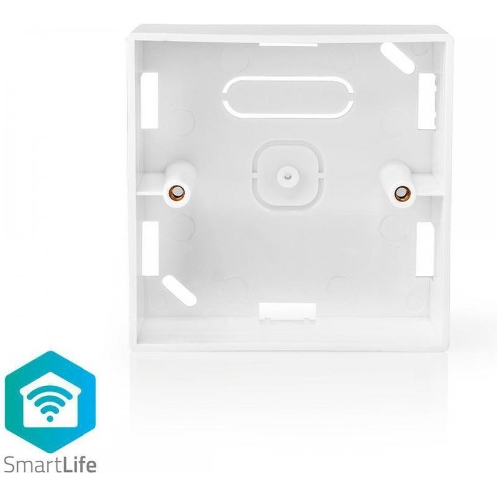 Nedis Opbouwdoos - Accessoire voor: WIFIWC10WT / WIFIWS10WT / WIFIWS20WT - Wandmontage - Wit