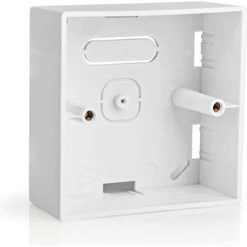 Nedis Opbouwdoos - Accessoire voor: WIFIWC10WT / WIFIWS10WT / WIFIWS20WT - Wandmontage - Wit