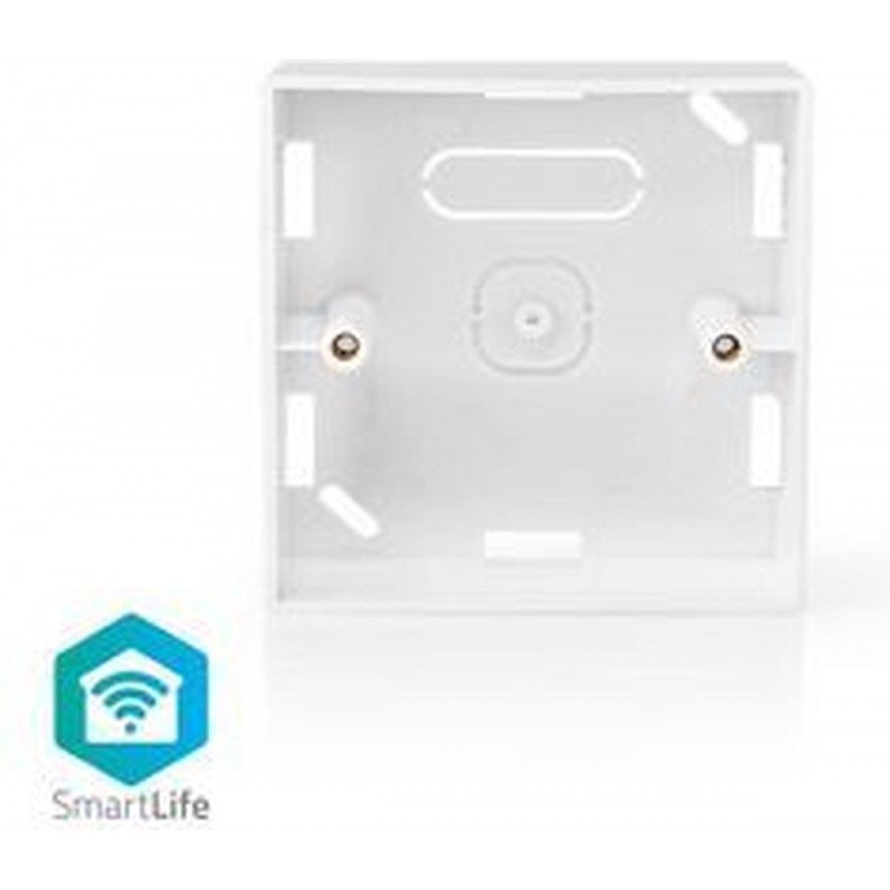 Nedis Opbouwdoos - Accessoire voor: WIFIWC10WT / WIFIWS10WT / WIFIWS20WT - Wandmontage - Wit
