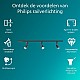 Philips EasyLink Tobia - Spot - GU10 fitting - Maximaal wattage: 7W - Zwart - 3-pack - Railverlichting