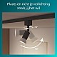 Philips EasyLink Tobia - Spot - GU10 fitting - Maximaal wattage: 7W - Zwart - 3-pack - Railverlichting