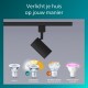 Philips EasyLink Zilo - Spot - GU10 fitting - Maximaal wattage: 7W - Zwart - 3-pack - Railverlichting