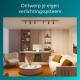 Philips EasyLink Zilo - Spot - GU10 fitting - Maximaal wattage: 7W - Zwart - 3-pack - Railverlichting