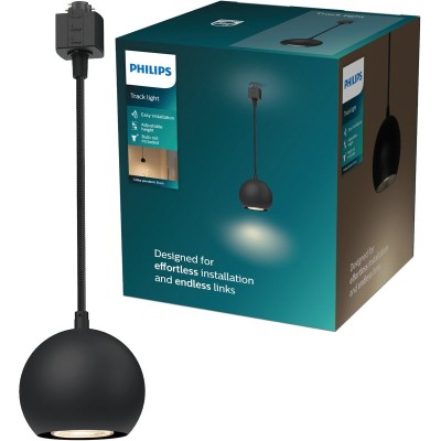 Philips EasyLink Colby - Hanglamp - GU10 fitting - Maximaal wattage: 7W - Zwart - Railverlichting