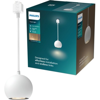 Philips EasyLink Colby - Hanglamp - GU10 fitting - Maximaal wattage: 7W - Wit - Railverlichting