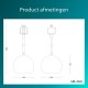Philips EasyLink Colby - Hanglamp - GU10 fitting - Maximaal wattage: 7W - Wit - Railverlichting