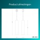 Philips EasyLink Paxie - Hanglamp - GU10 fitting - Maximaal wattage: 7W - Wit - Railverlichting