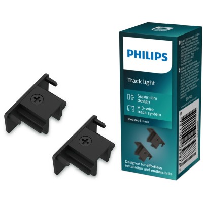 Philips EasyLink - Afsluitstuk - 2-pack - Zwart - Railverlichting