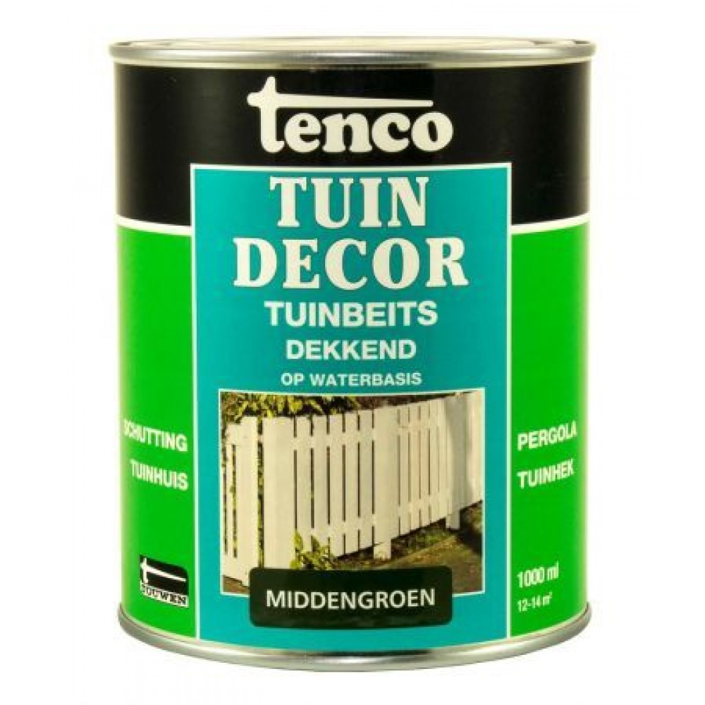 Tenco tuindecor beits dekkend middengroen - 1 liter