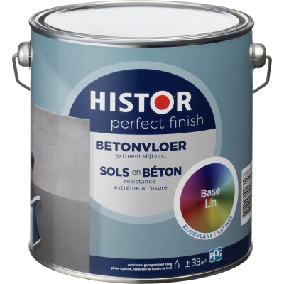 Histor Perfect Finish betonvloer zijdeglans 2500ml RAL Kleur